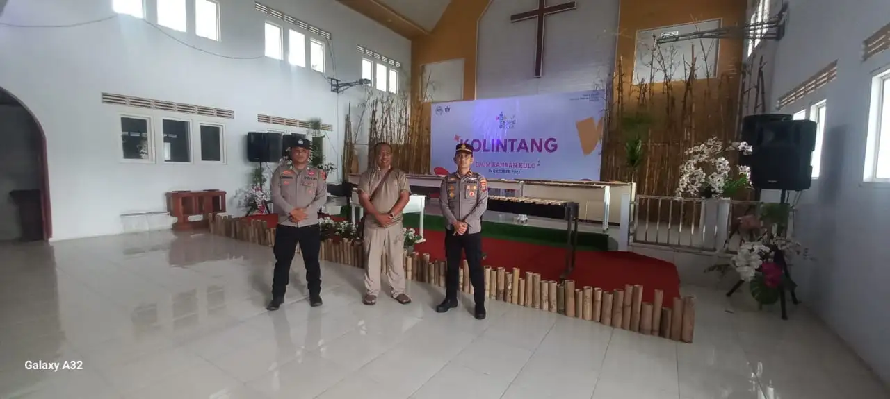 Patroli Pengamanan Jelang Festival Seni Pemuda Gereja Di Wilayah Tondano V